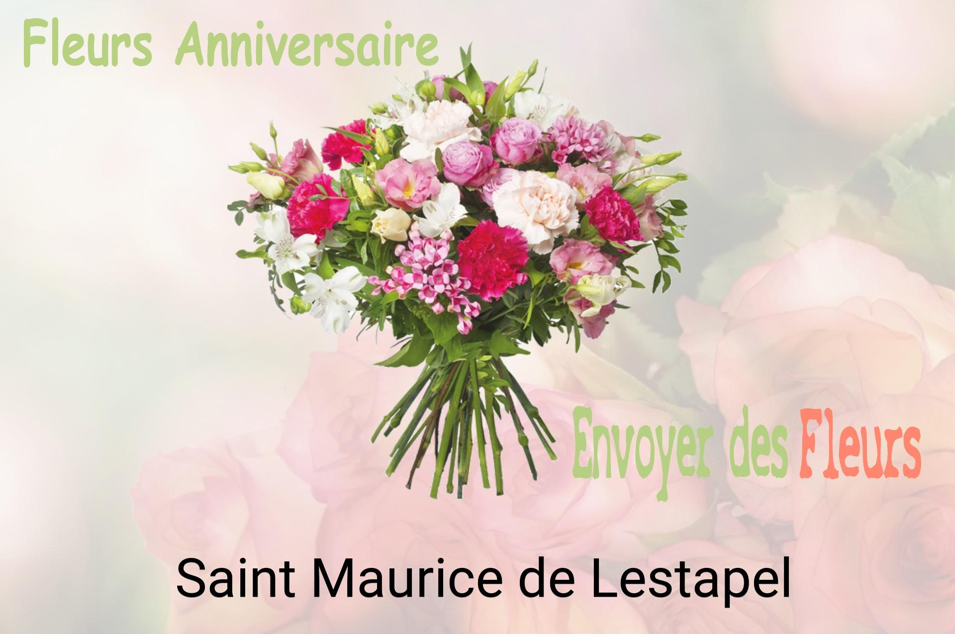 Bouquet de fleurs d’anniversaire livré à Saint-Maurice-de-Lestapel